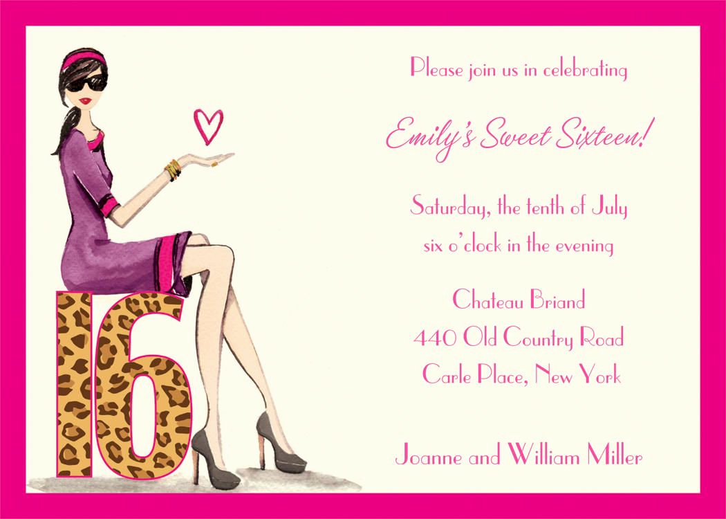 Sweet Sixteen Invitation Wording Awesome Download Free Template Sweet 16 Birthday Invitations