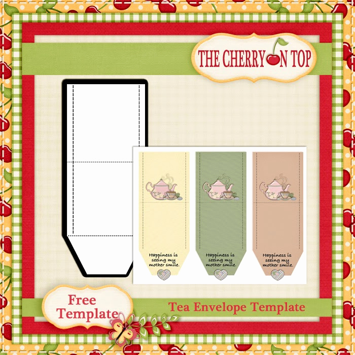 Tea Bag Invitation Template Best Of the Cherry top Free Tea Bag Envelopes and Template