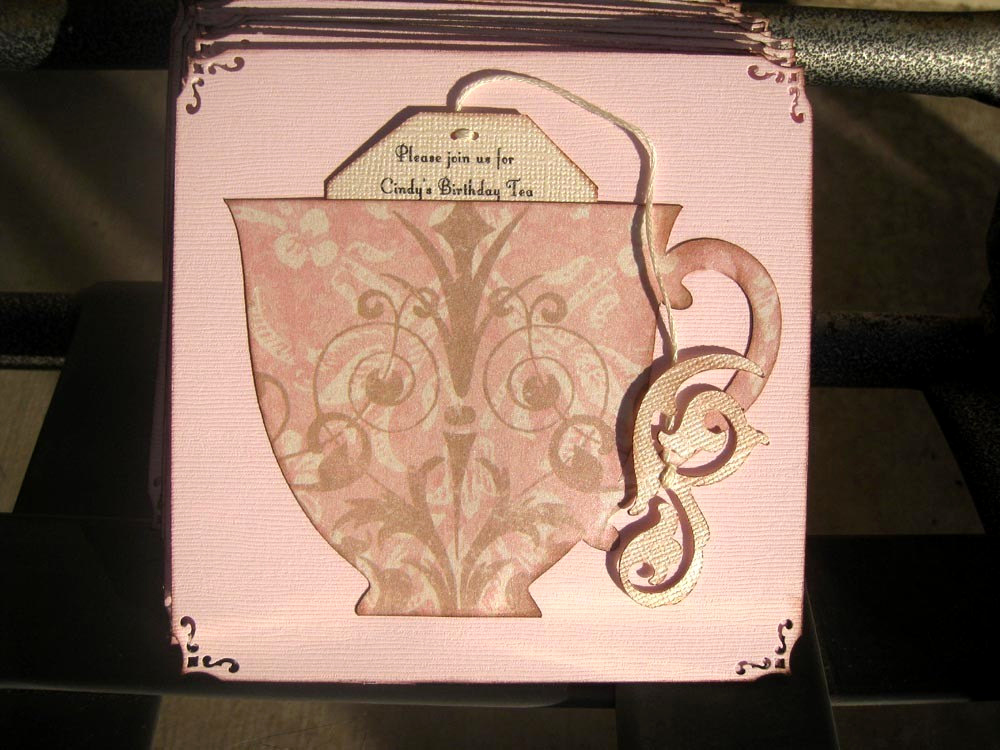 Tea Cup Invitation Template Beautiful Victorian Tea Cup Invitation Card