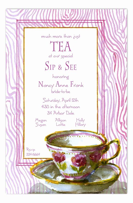 Tea Cup Invitation Template Lovely 41 Best Images About formal event Invitations On Pinterest