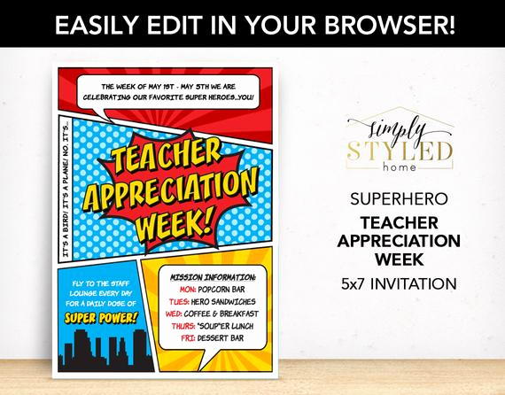 editable teacher appreciation week