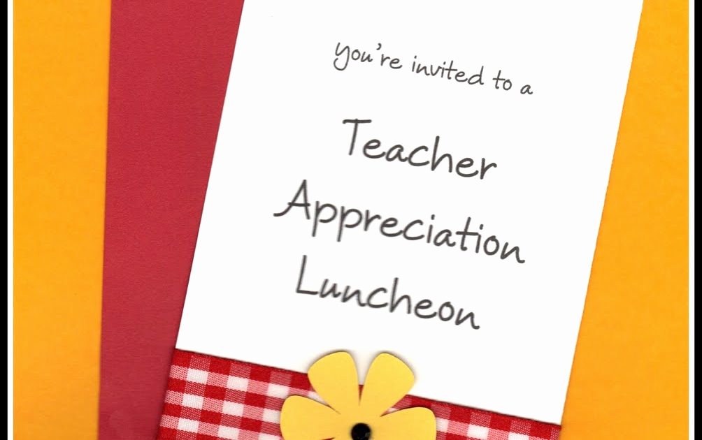 Teacher Appreciation Luncheon Invitation Awesome Posh In A Pinch We Heart Teachers Party and Celebration Ideas