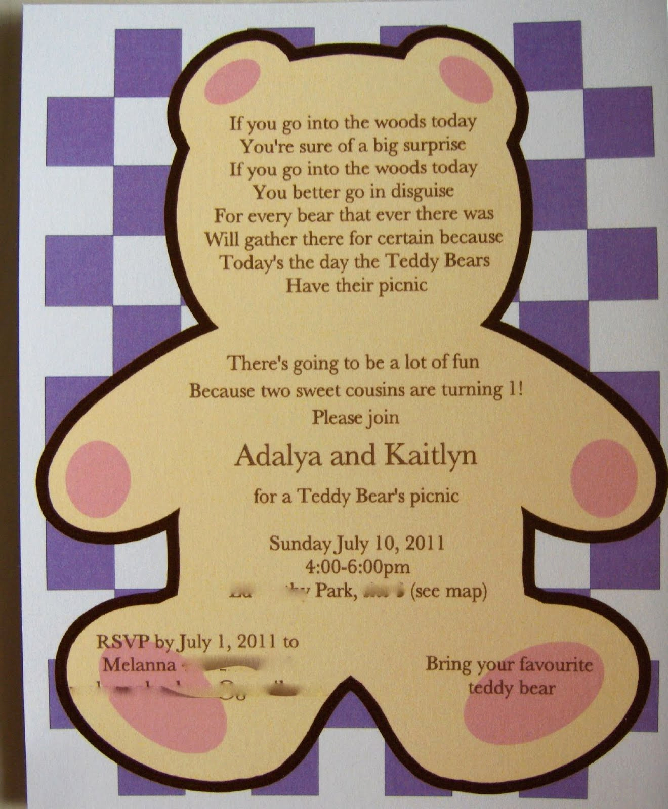 Teddy Bears Picnic Invitation New Rhapsody Of Cacophony if You Go Into the Woods today