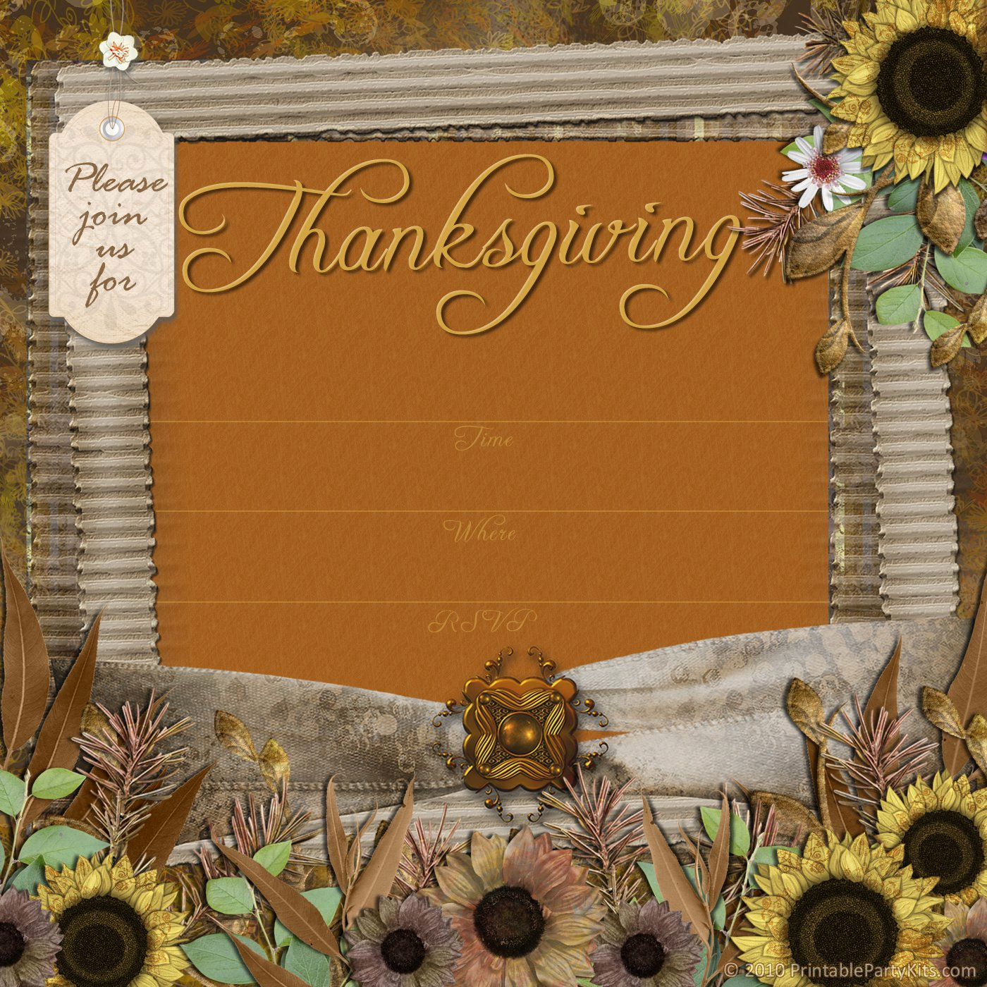 Thanksgiving Invitation Templates Free Word Best Of Thanksgiving Luncheon Invitation