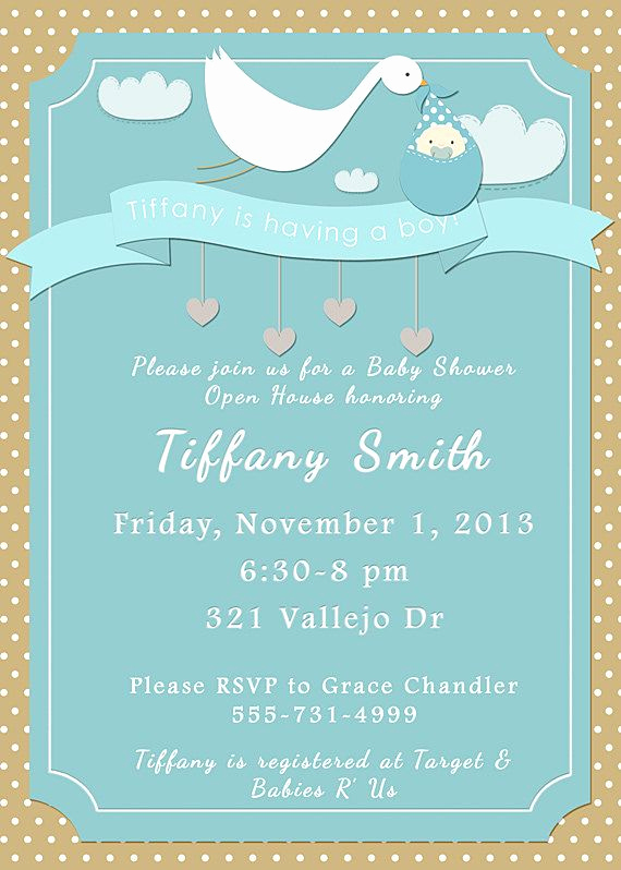 Tiffany Blue Baby Shower Invitation Inspirational Stork Tiffany Blue Baby Shower Invitation by