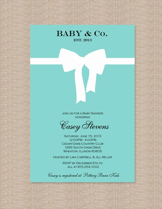 Tiffany Blue Baby Shower Invitation Unique Unavailable Listing On Etsy