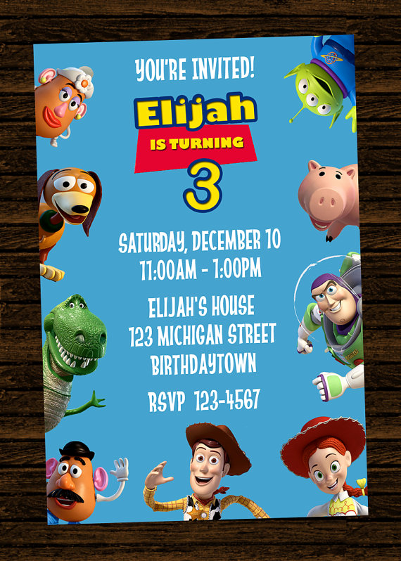 Toy Story Invitation Template Free Best Of Free Printable toy Story Birthday Party Invitations