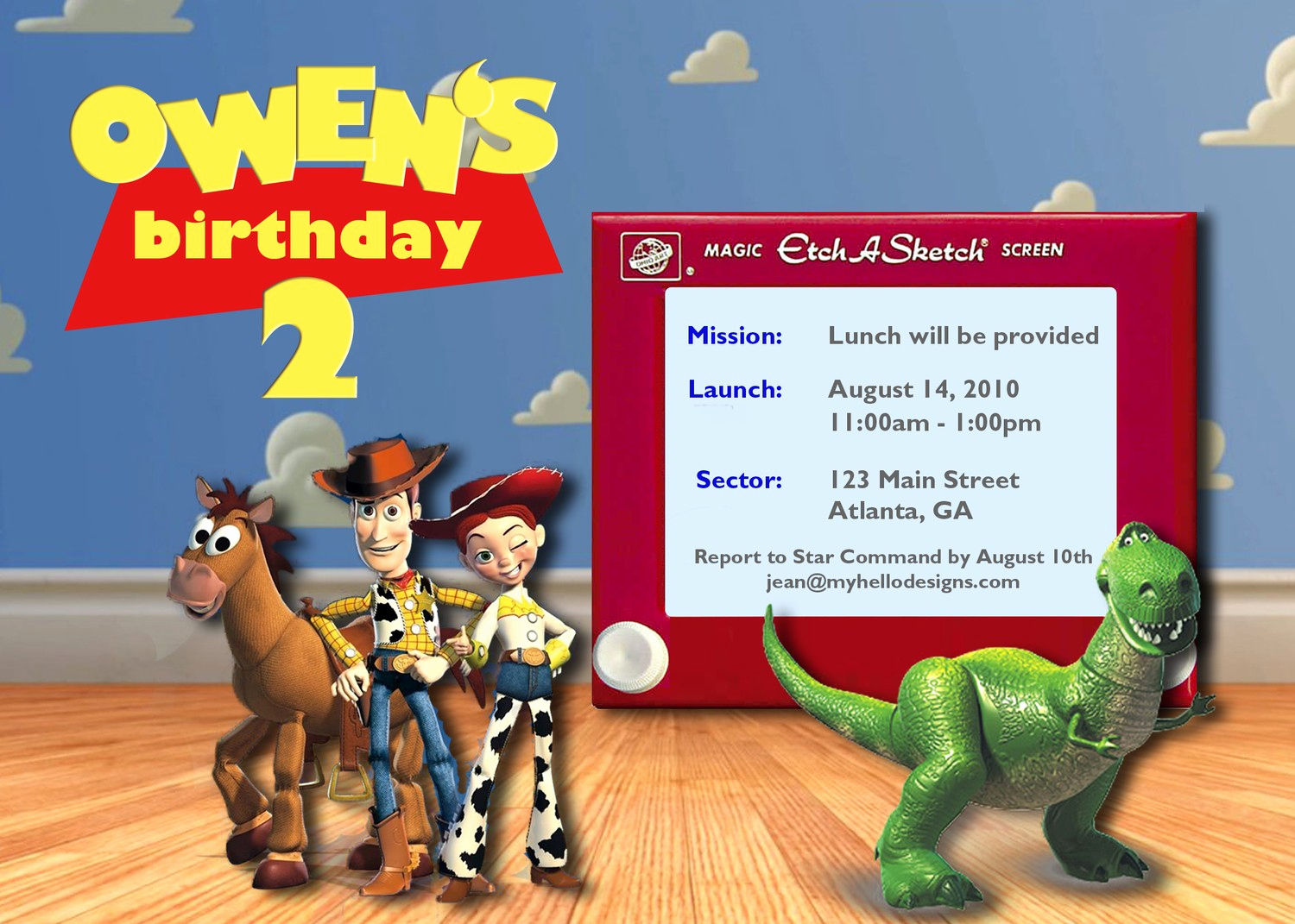 Toy Story Invitation Template Free Unique toy Story Invites Templates Free
