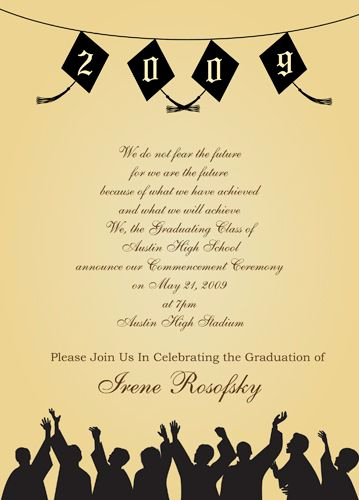 Trunk Party Invitation Templates New Best 25 Graduation Invitation Wording Ideas Only On