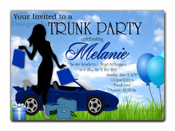 Trunk Party Invitation Wording Inspirational 15 Best College Trunk Party Favors Ideas Images On
