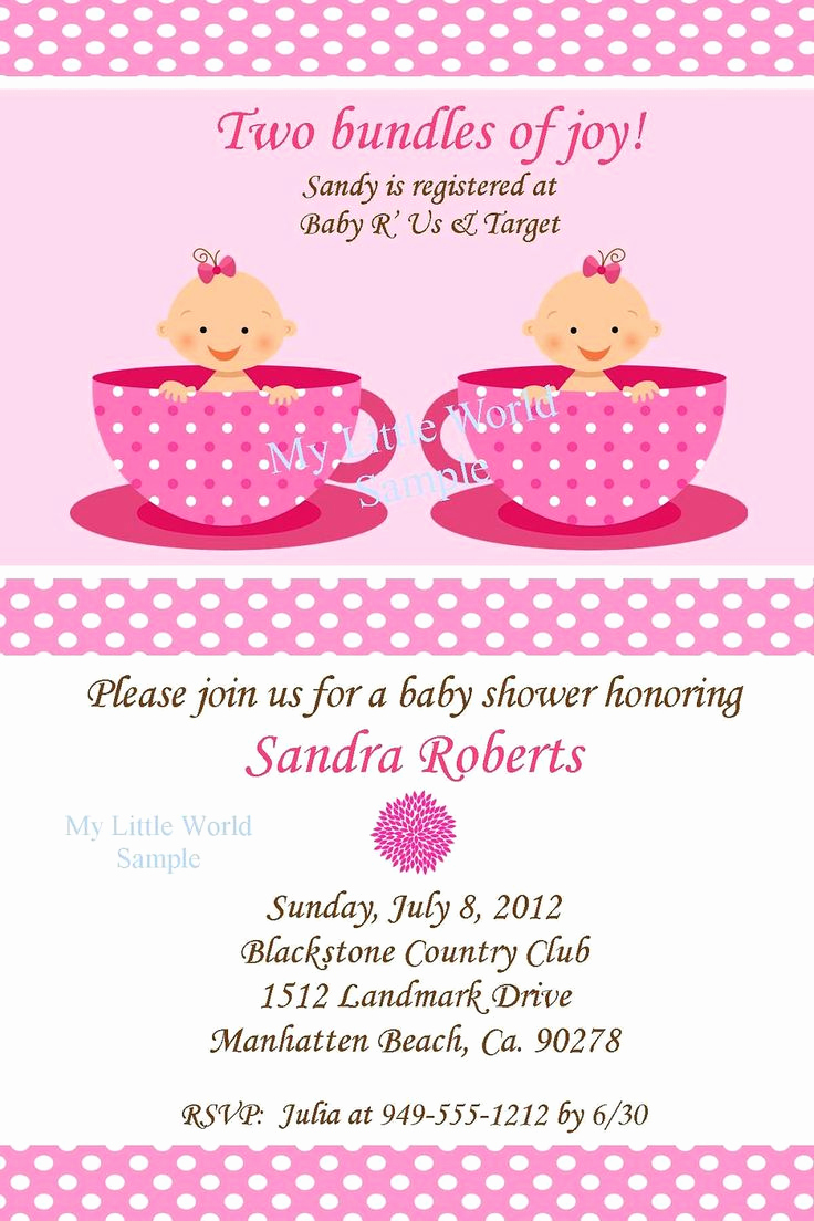 Twin Baby Shower Invitation Ideas Best Of 66 Best Images About Baby Shower Ideas On Pinterest