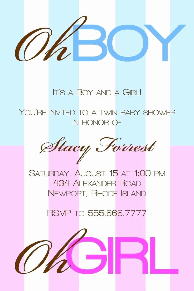 Twin Baby Shower Invitation Ideas Inspirational Baby Shower Ideas for Twins