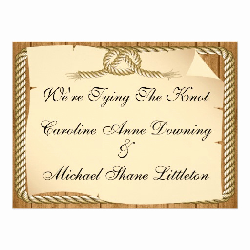 Tying the Knot Invitation Awesome Tying the Knot Wedding Invitation