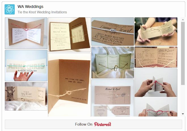 tie the knot with this wedding invitation