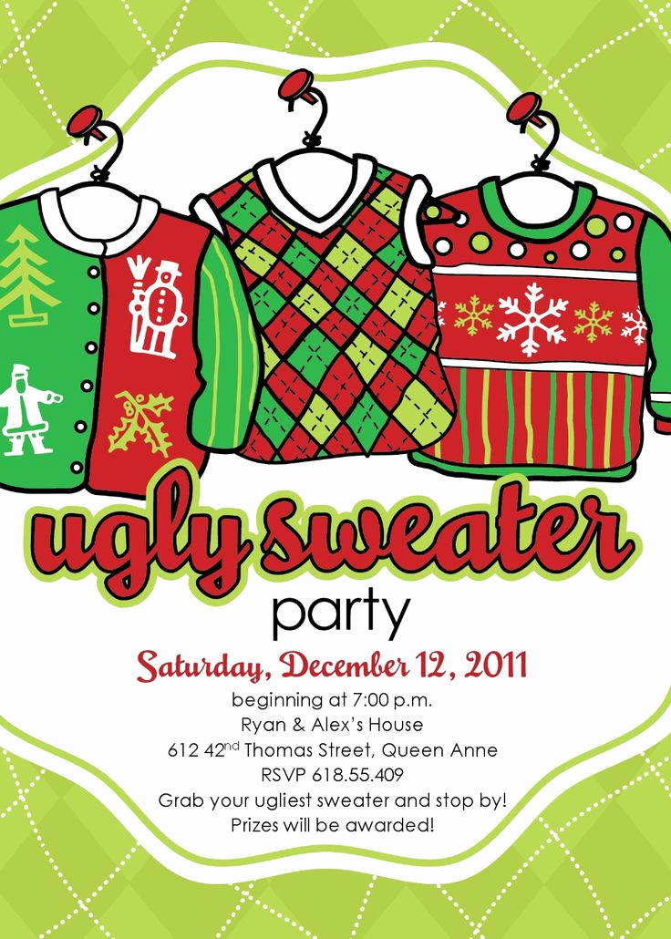 Ugly Sweater Party Invitation Fresh 60 Best Christmas Ugly Sweater Party Images On Pinterest