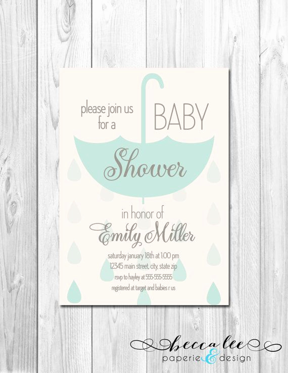 Umbrella Baby Shower Invitation Beautiful Best 25 Umbrella Baby Shower Ideas On Pinterest
