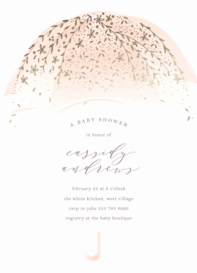 Umbrella Baby Shower Invitation Fresh Baby Shower Invitations Sparkling Umbrella at Minted