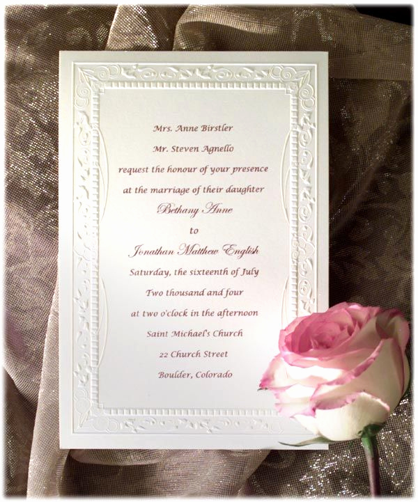 Unique Wedding Invitation Wording Fresh formal Wedding Invitation Wording Etiquette Parte Two