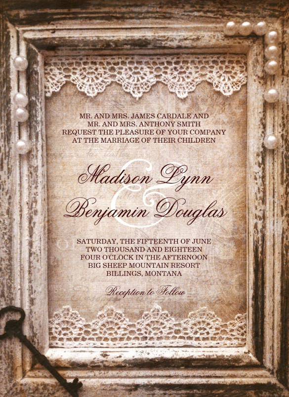 Vintage Wedding Invitation Templates Lovely 28 Rustic Wedding Invitation Design Templates Psd Ai