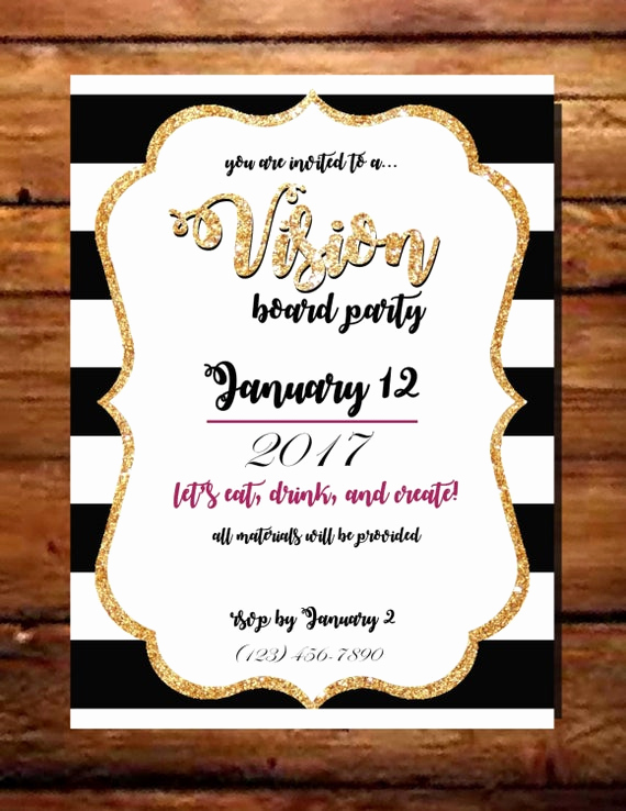 Vision Board Party Invitation Unique Sale now Instant Download Vision Board Party Kit Plus