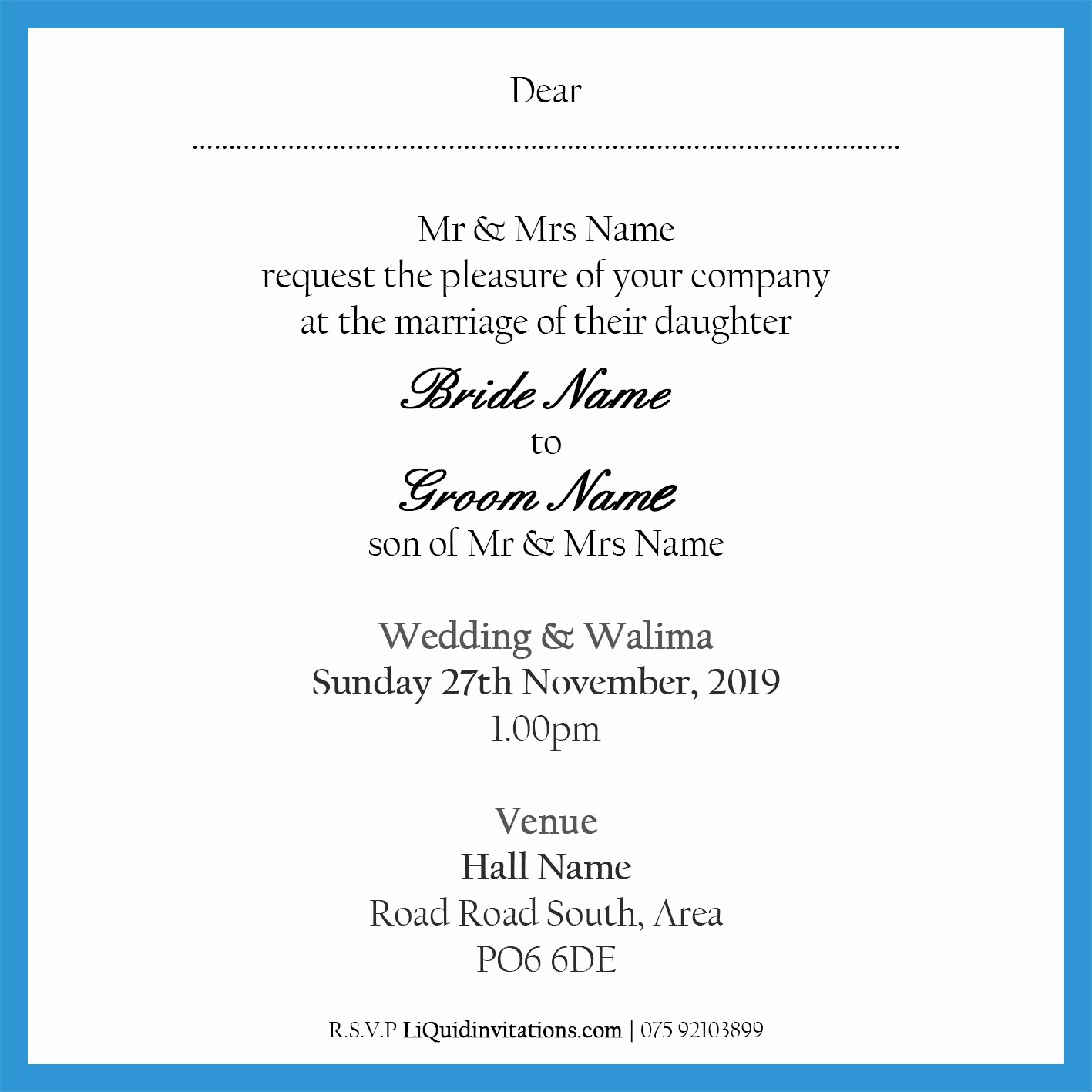 Walima Invitation Cards Wordings Best Of Muslim Wedding Invitation Wordings