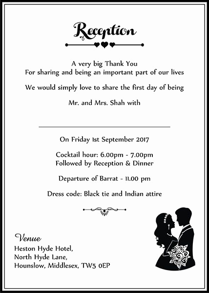 Walima Invitation Cards Wordings Unique Interfaith Wedding Card Wordings