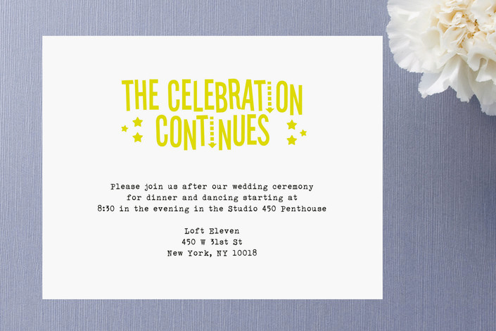 Wedding after Party Invitation Wording Lovely afterparty Wedding Invitations – Ringleader Paper Co