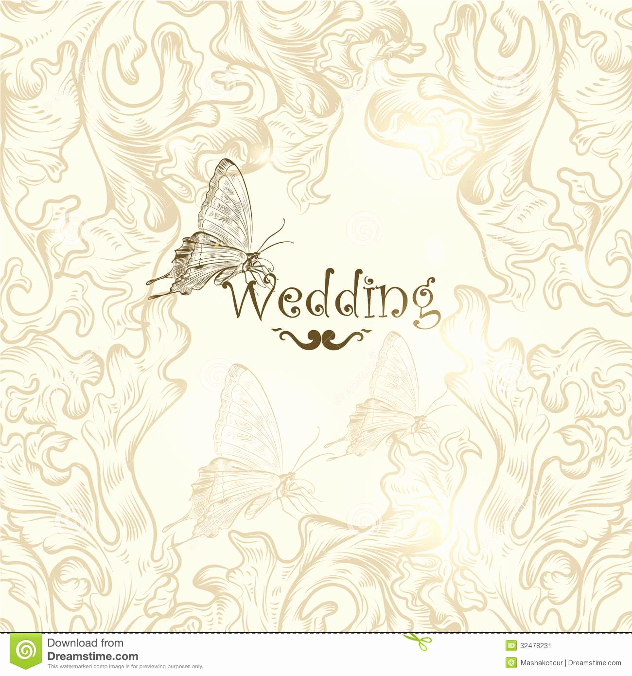 Wedding Invitation Background Designs Inspirational Cute Wedding Background for Design Stock Vector