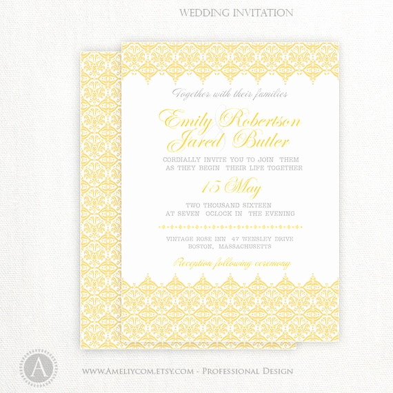 Wedding Invitation Belly Band Template New Items Similar to Blank Invitation Gold Invitation