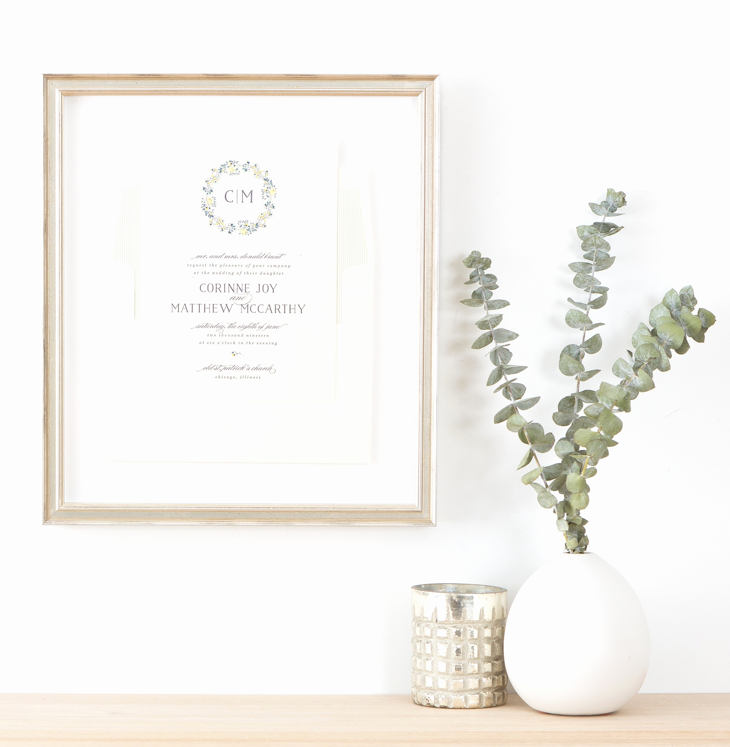 Wedding Invitation Framing Ideas Beautiful How to Frame A Wedding Invitation