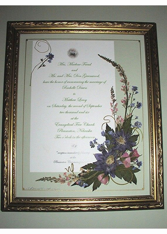 Wedding Invitation Framing Ideas Lovely 15 Best Images About Wedding Invitations Framed Keepsake