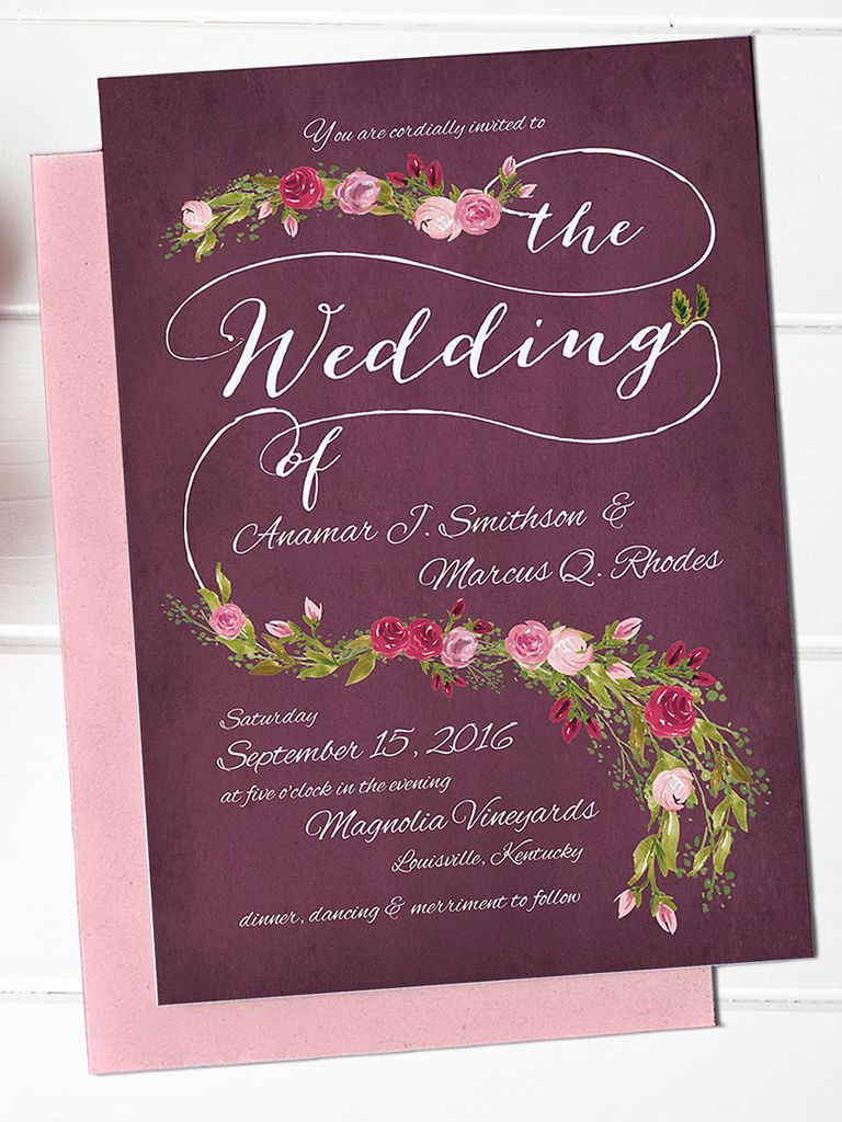 Wedding Invitation Template Download New 16 Printable Wedding Invitation Templates You Can Diy
