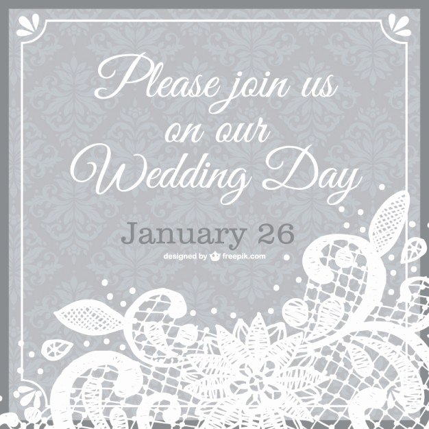 Wedding Invitation Templates Free Downloads Lovely Wedding Invitation Lace Template Vector