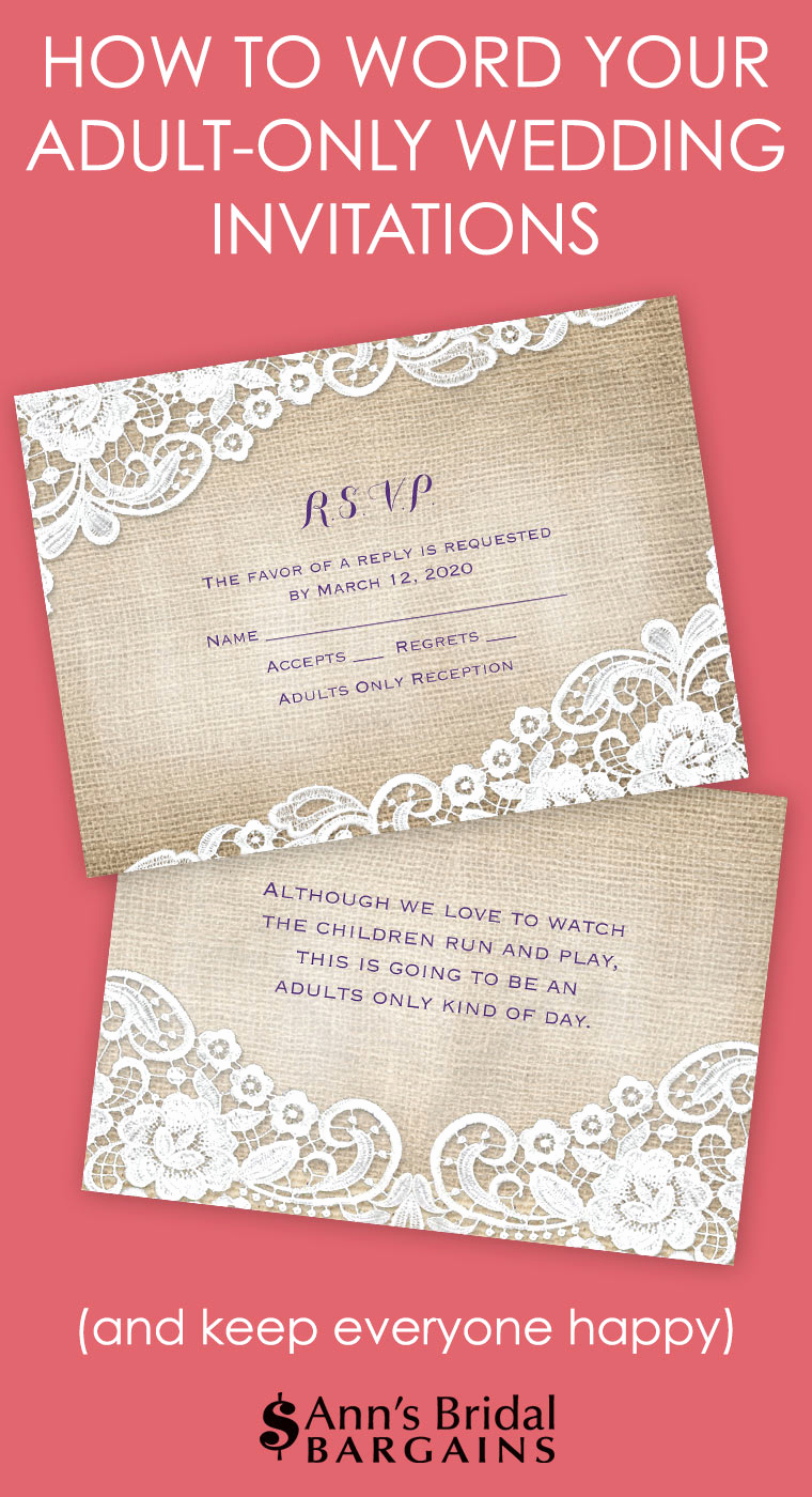 Wedding Reception Only Invitation Wording Luxury How to Word Your Adult Ly Wedding Invitations