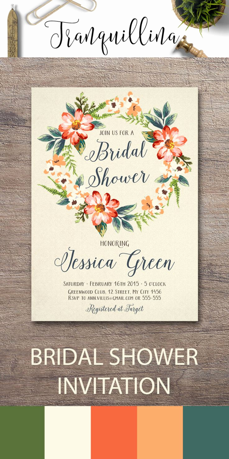 Wedding Shower Invitation Ideas Awesome Best 25 Bridal Shower Fall Ideas On Pinterest