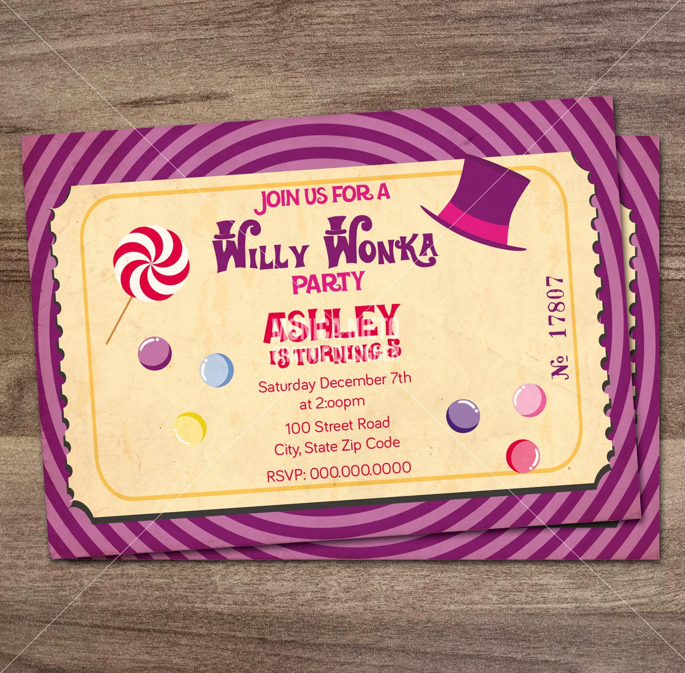 Willy Wonka Golden Ticket Invitation Best Of Willy Wonka Birthday Party Invitation Charlie and the