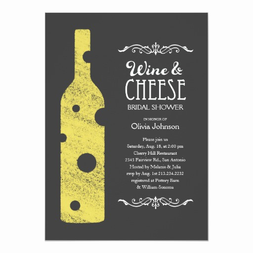 Wine and Cheese Invitation Inspirational Wine and Cheese Bridal Shower Invitations