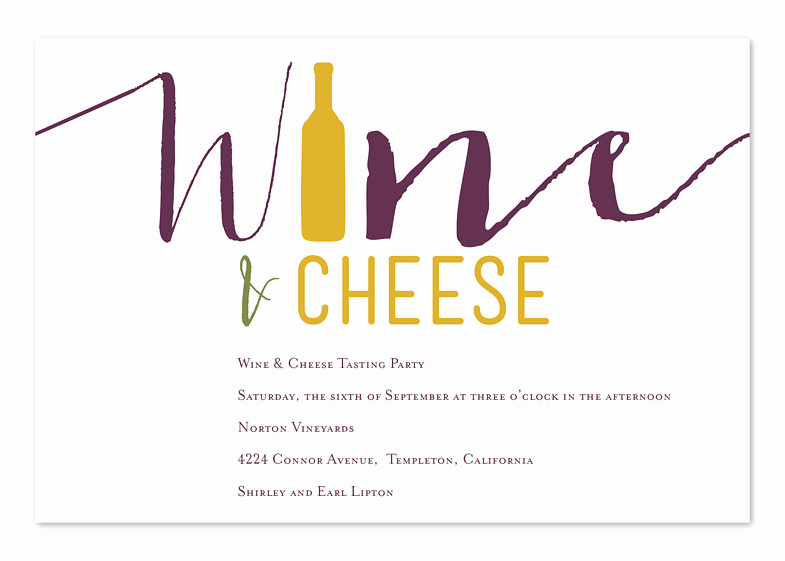 Wine and Cheese Invitation Unique Wine and Cheese Party Invitations by Invitation