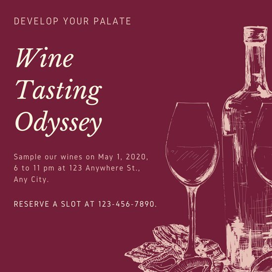 Wine Tasting Invitation Wording New Customize 86 Wine Tasting Invitation Templates Online Canva