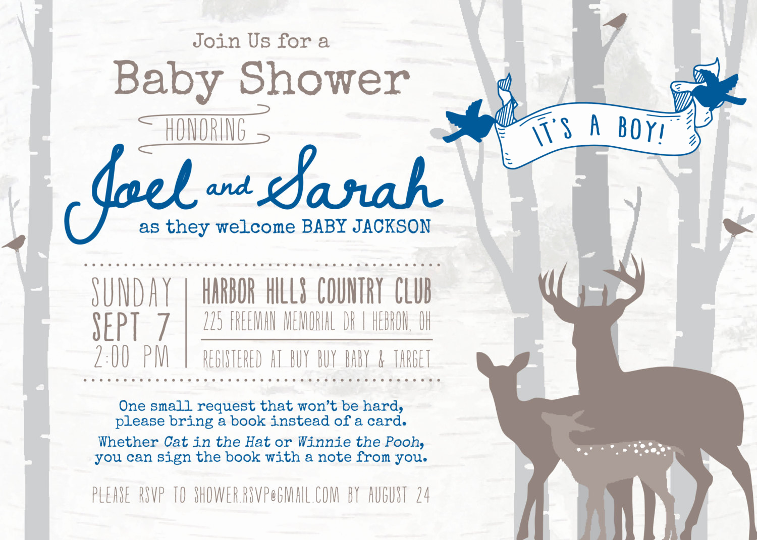 Woodland Baby Shower Invitation Inspirational Deer Woodland Baby Shower Invitation Digital File