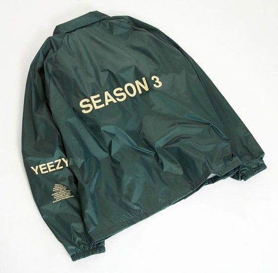 Yeezy Invitation 3 Windbreaker Unique Yeezy Season 3 Invitation Invite Jacket Kanye by