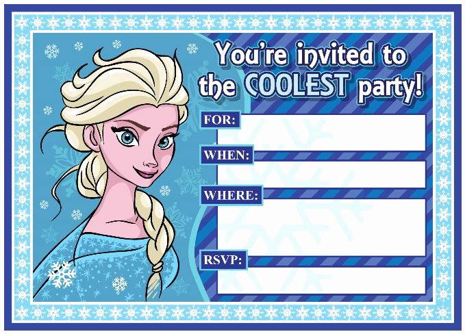 You Re Invited Invitation Beautiful Disney Frozen Elsa Party Invite &quot;you Re Invited to the