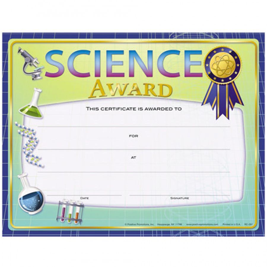Browse Our Free Science Achievement Certificate Template Science Fair Award Certificates Certificate Templates Science Fair Awards