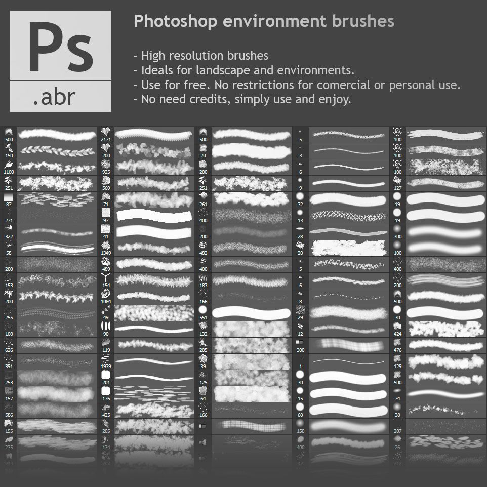 Photoshop Environment Brushes Syntetyc Photoshop Photoshop Brushes Free Photoshop Cs5