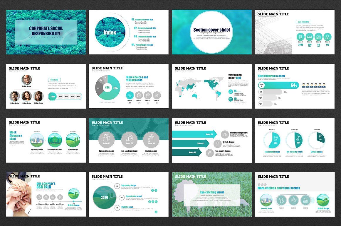 Csr Ppt Template Ppt Template Templates Csr