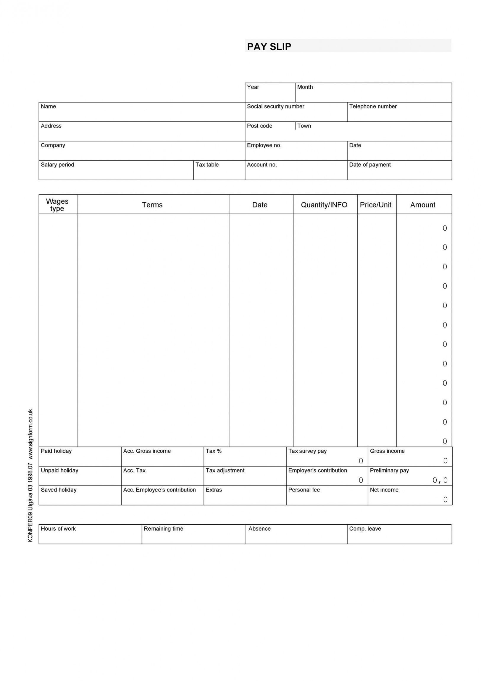 Get Our Example Of Subcontractor Pay Stub Template For Free Business Template Best Templates Words