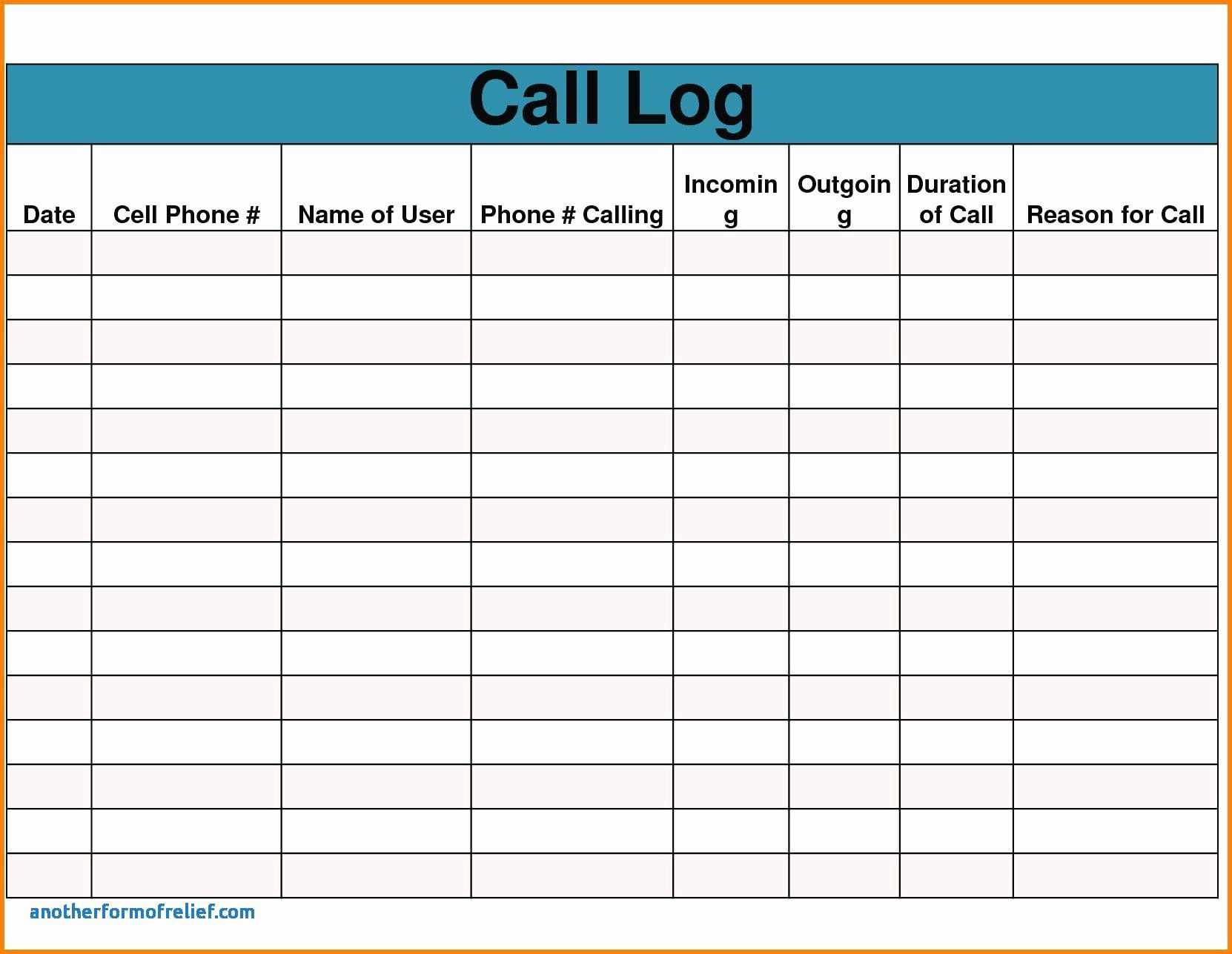 Sales Call Log Template Luxury Template Call Report Template Excel Sales Report Template Report Template Blank Lesson Plan Template