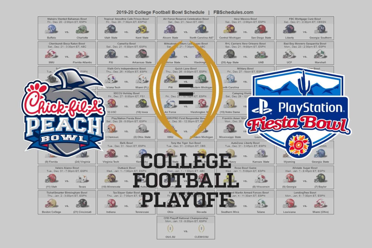 10 ideas college bowl sheet printable