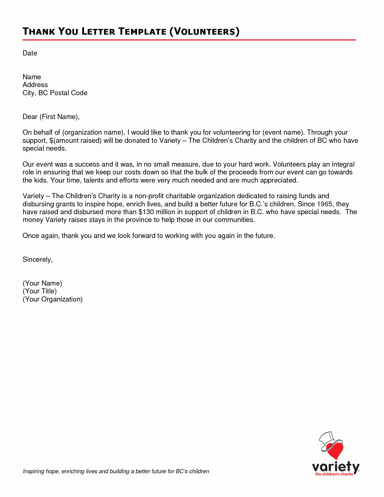 Volunteer Letter Of Recommendation Sample New Thank You Letter For Munity Service Hours Samp Thank You Letter Template Thank You Letter Thank You Letter Sample