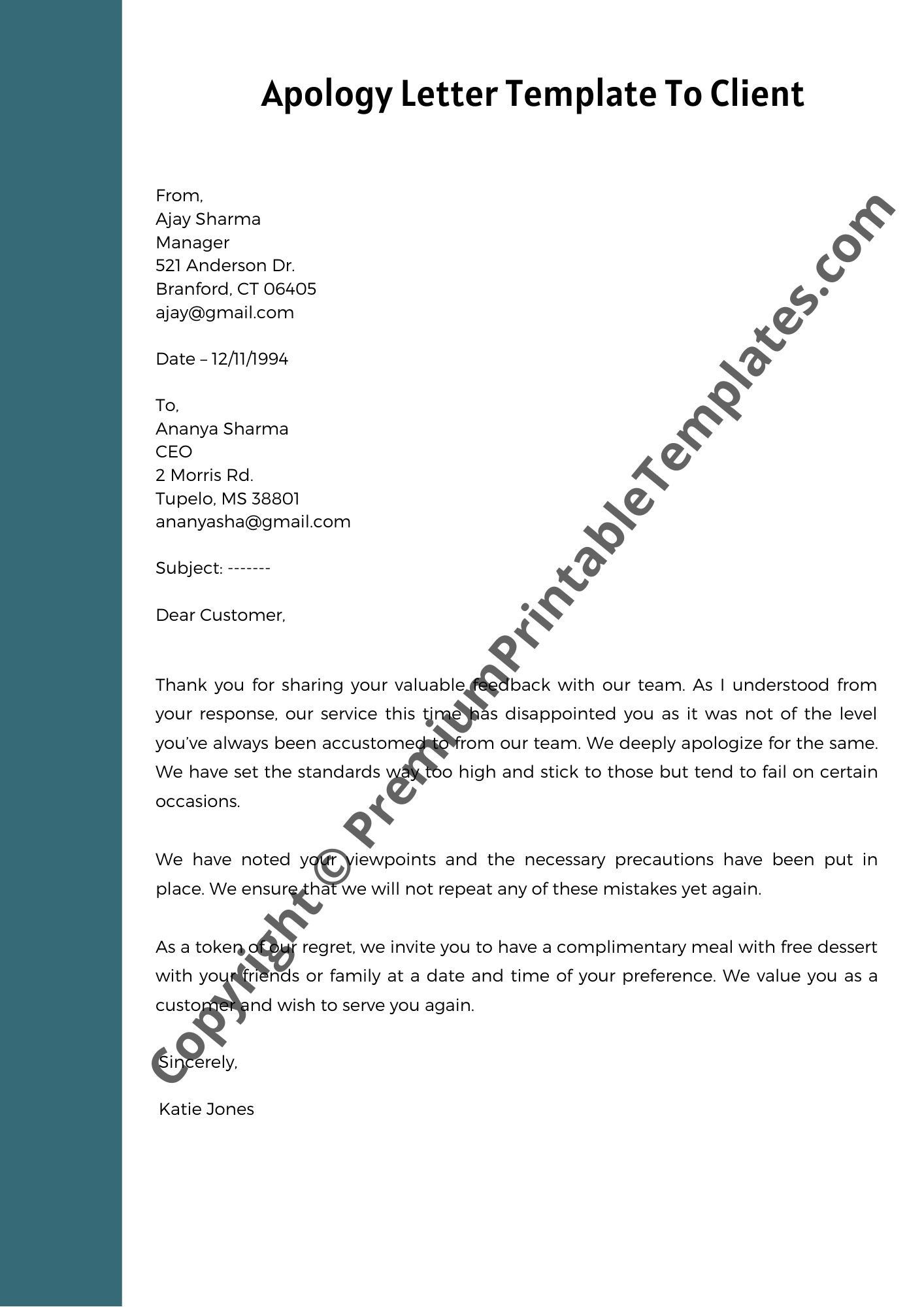 Apology Letter To Customers In 2021 Letter Templates Lettering Cover Letter Template